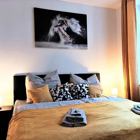 Modernes Apartment Mit Balkon Magdeburg Exterior foto