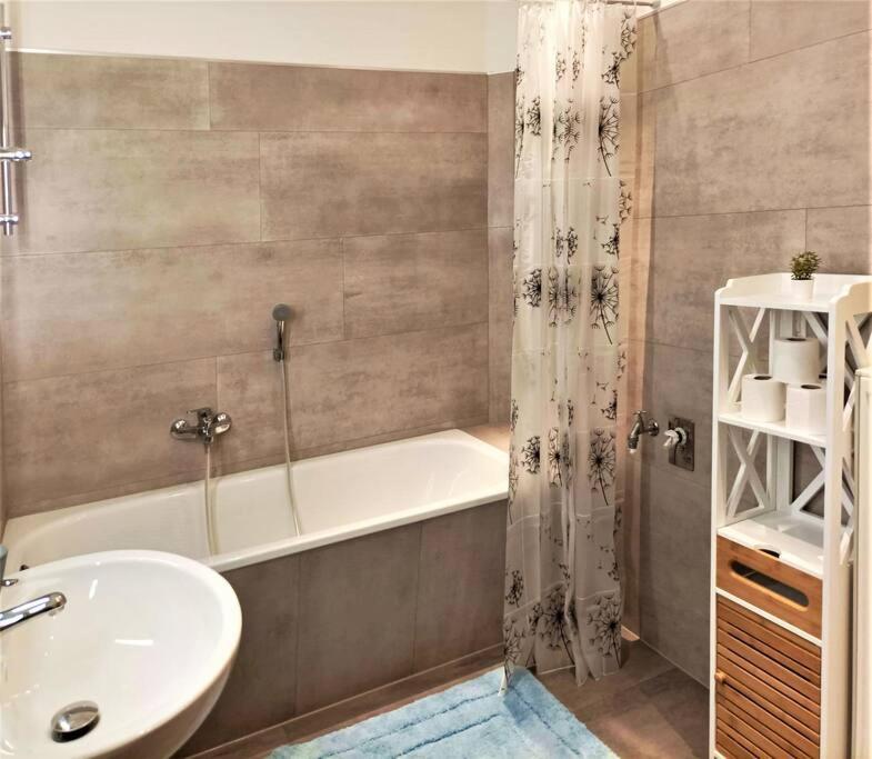 Modernes Mit Balkon Apartment Magdeburg